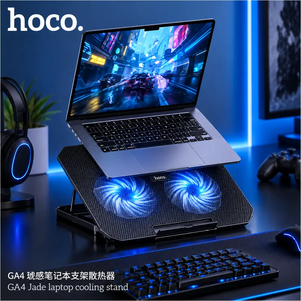 Hoco GA4 Jade Laptop Cooling Stand for 12 to 17 Inch Laptops
