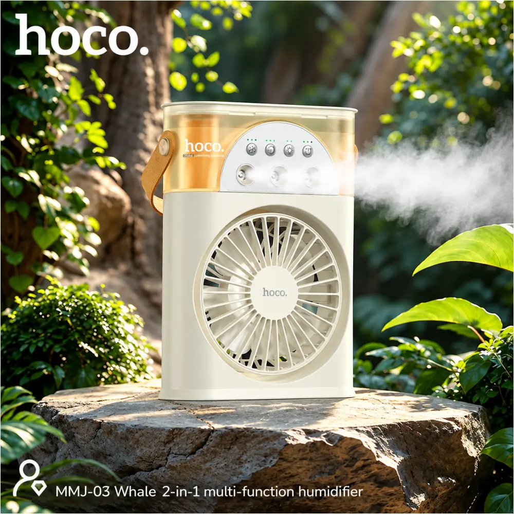 Hoco MMJ03 USB-C Rechargeable Humidifier Fan