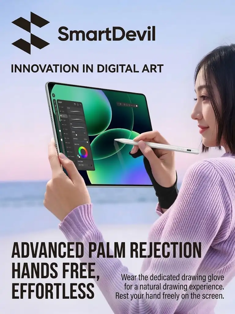 HONOR Pad 10 SmartDevil Stylus Pen with Palm Rejection