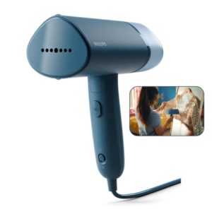 Philips Series 3000 STH3000 Foldable Handheld Garment Steamer in Reno Blue