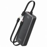 QCY Pulse PB20D 20000mAh Power Bank with 3 Built-in Cables