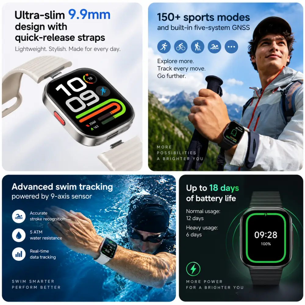 REDMI Watch 6 Lite REDMI Watch 6 Lite 5ATM Water Resistant Smartwatch