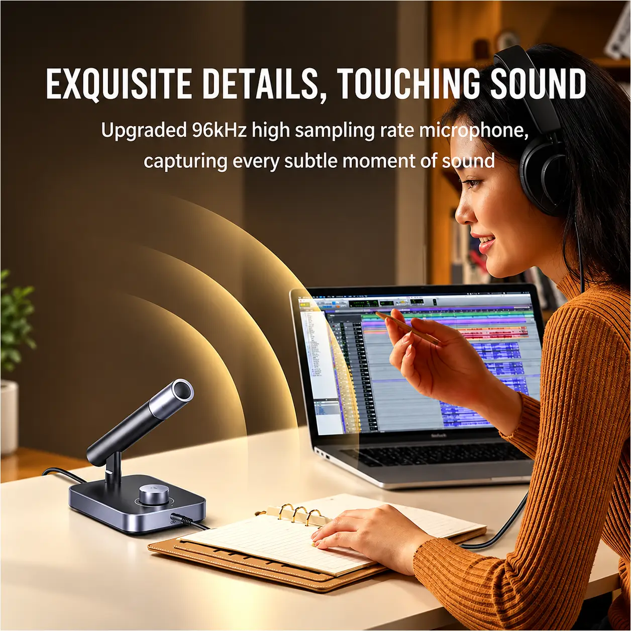 UGREEN CM727 USB Microphone UGREEN CM727 USB Microphone for PC Online Meetings and Recording