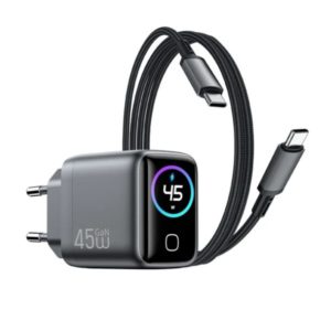 WiWU 45W GaN USB-C Fast Charger for Smartphones and Devices