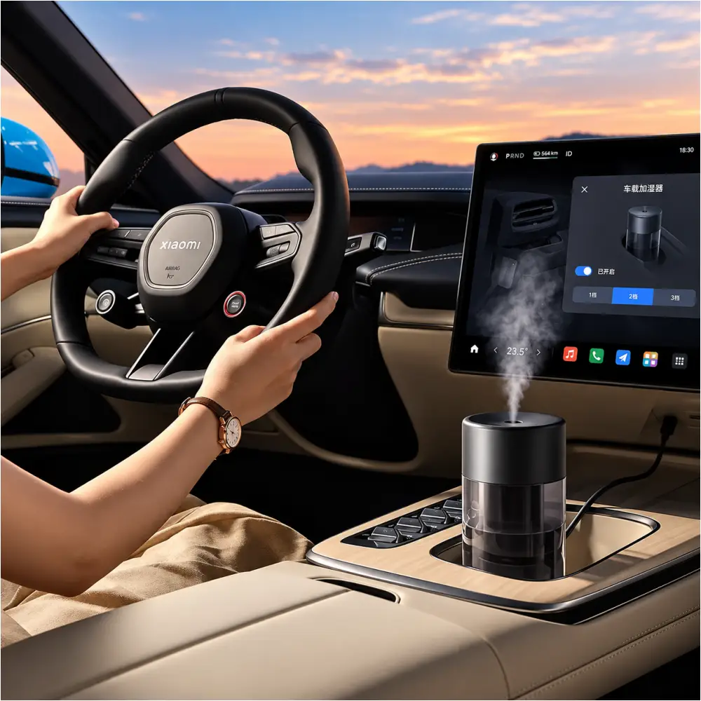 Xiaomi Mijia N614-CNR Smart Car Air Humidifier Xiaomi Mijia Smart Portable Air Humidifier for Car Interior