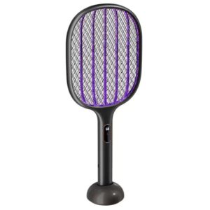 Xiaomi Qualitell S2-W Electric Mosquito Swatter Bat with Purple-Blue Light and Charging Base