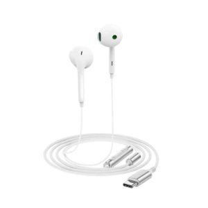 ACEFAST L7 USB-C Earphones White Semi In-Ear Wired Earphones with Mic