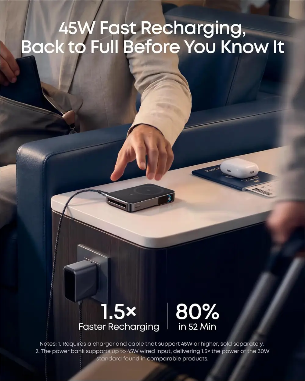 Anker MagGo 2 Pro Qi2 25W Magnetic Wireless Power Bank