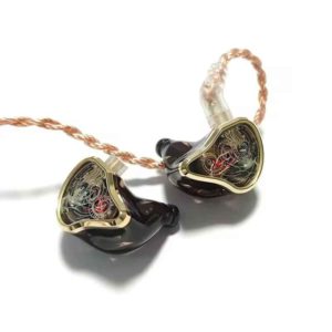 BLON A6 10th Anniversary IEM Black Gold with Copper Cable