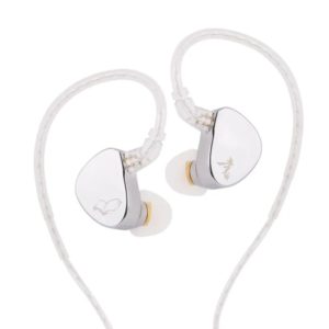 BLON SHU Dual Dynamic Driver IEM Earphones Silver