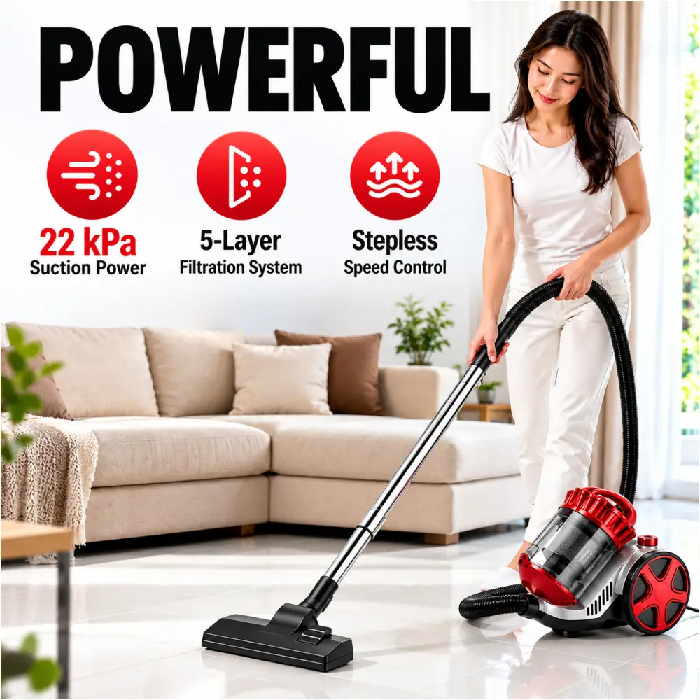 Hoco HJD88A 2500W Vacuum Cleaner