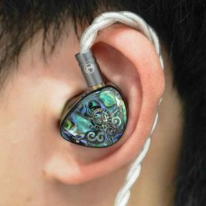 JUZEAR Butterfly 61T Hybrid IEM Earphones Wearing View