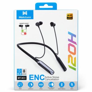 Moisture MT-N31 ENC Wireless Neckband Earphones
