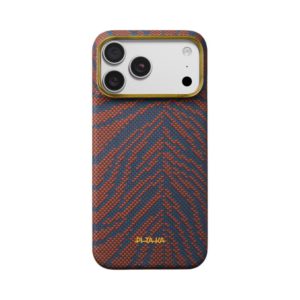 PITAKA Breath of Veins Burning Orange Edge Case for iPhone 17 and 18 Pro Max