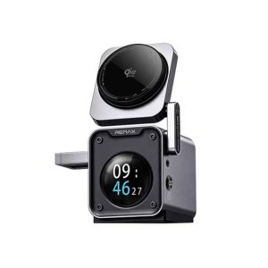 REMAX CW19 4-in-1 30W Magnetic Wireless Charger with Digital Clock