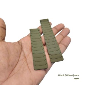 ridgeflex 22mm reversible magnetic watch strap olive green