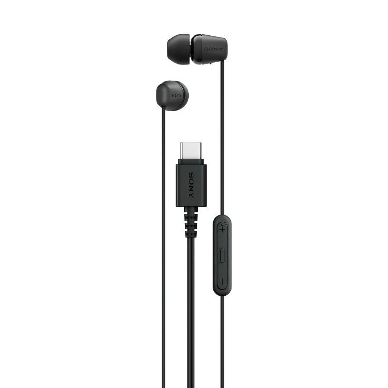 Sony IER-EX15C USB-C Wired Earphones - Black Sony IER-EX15C USB-C Wired Earphones Black