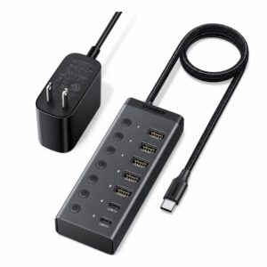 UGREEN CM859 hub with five USB-A ports and two USB-C ports