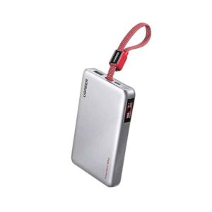UGREEN PB541 45W 10000mAh Power Bank Silver with Built-in USB-C Cable