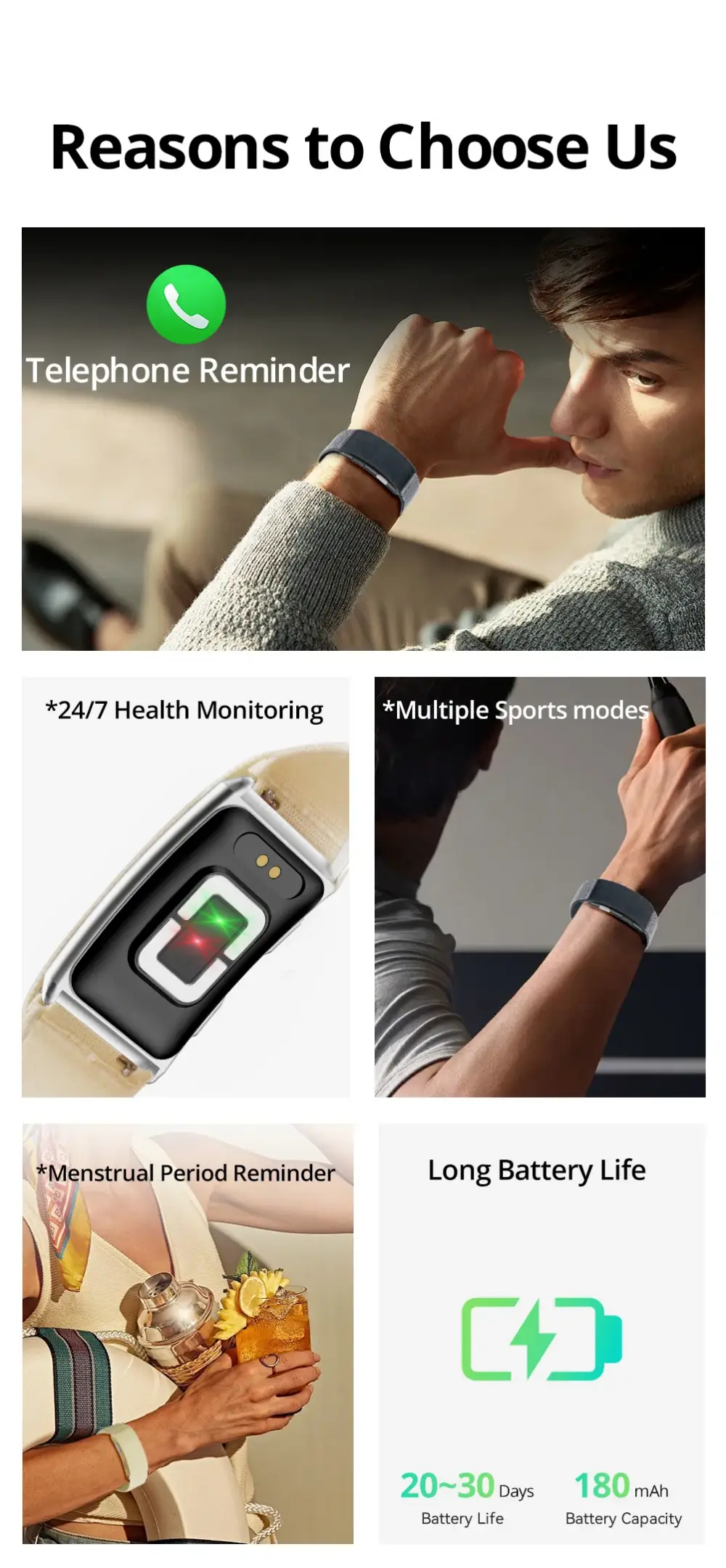 Close-Up of VALDUS VITRO ECG Smart Fitness Band