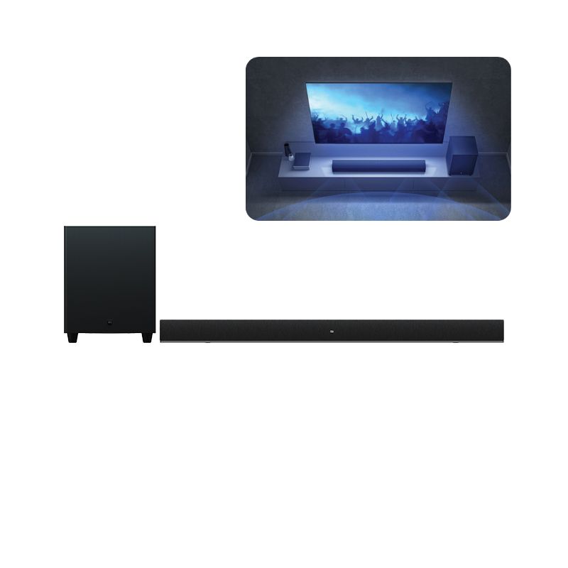 Xiaomi Mi TV Speaker Theater Edition 100W Features Xiaomi Mi TV Speaker Theater Edition 100W 2.1 Channel Soundbar with Subwoofer